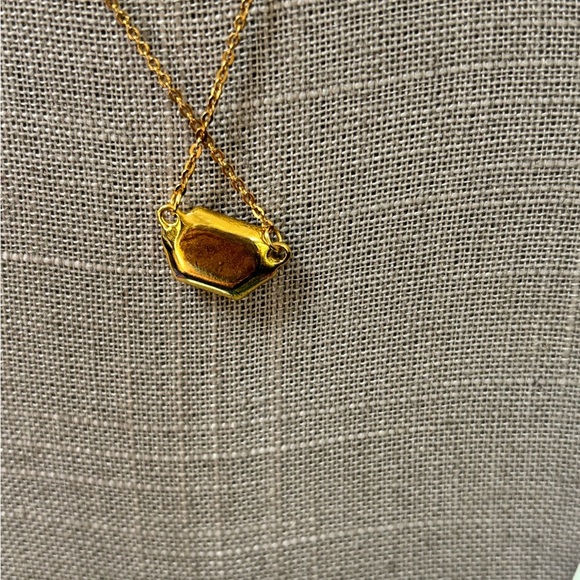 Pink Druzy Stone Necklace by Plunder - Picture 4 of 6